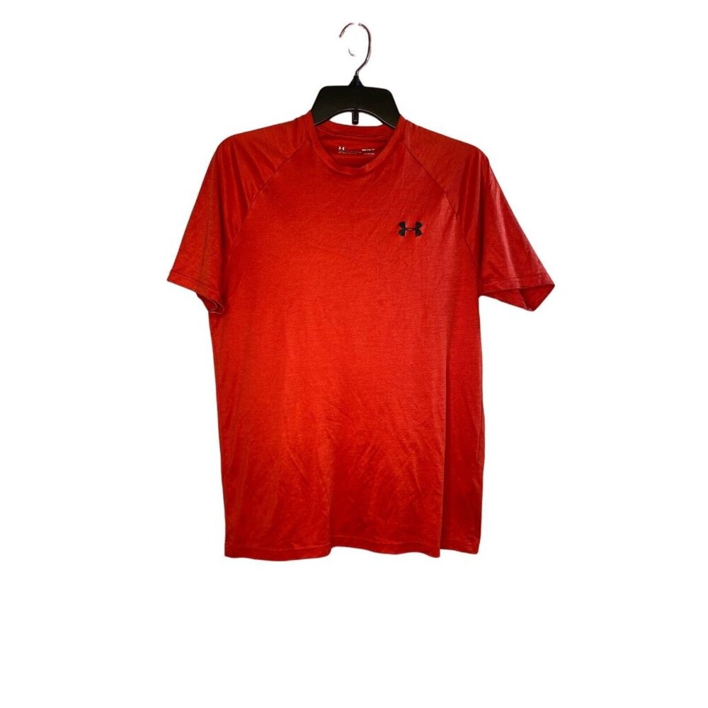 Under Armour Loose Tee Men's Size Medium Short Sleeve Red Athletic
